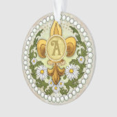 Fleur Monogramm  Ornament (Vorderseite)