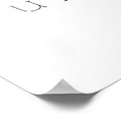 Fleur – Pure Love Florales Logo Poster (Ecke)