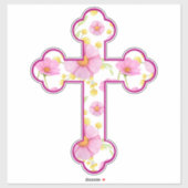 Fleur Vintage Kreuzkleber. Aufkleber (Blatt)