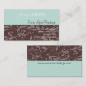 Fleur Visitenkarte (Vorne/Hinten)