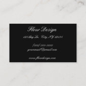 Fleur Visitenkarte (Rückseite)