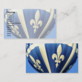 Fleurdelisé-Vorlage Visitenkarte (Vorne/Hinten)