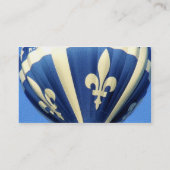 Fleurdelisé-Vorlage Visitenkarte (Rückseite)