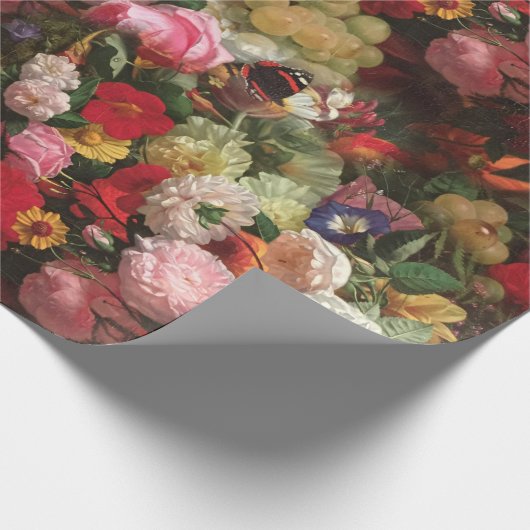 Fleuresse botanisch geschenkpapier (Ecke)