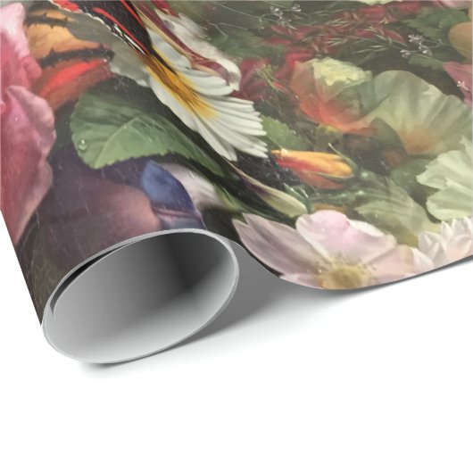 Fleuresse botanisch geschenkpapier (Rolleneckpunkt)