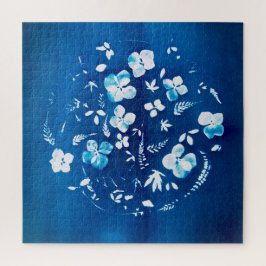 Fleuri Cyanotype - Frühlingsluft Puzzle