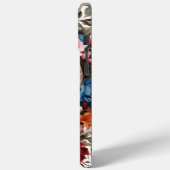 💀 Fleuri Elegant🌸 Case-Mate iPhone Hülle (Rückseite / Links)