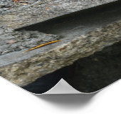 Fleuris là où tu es plantée Pink Floral Poster (Ecke)