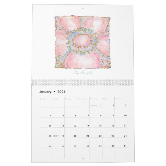 Fleurs 2026-Kalender Kalender (Jan 2026)