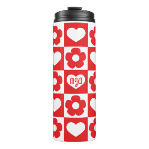 Fleurs d'amour thermal tumbler thermosbecher