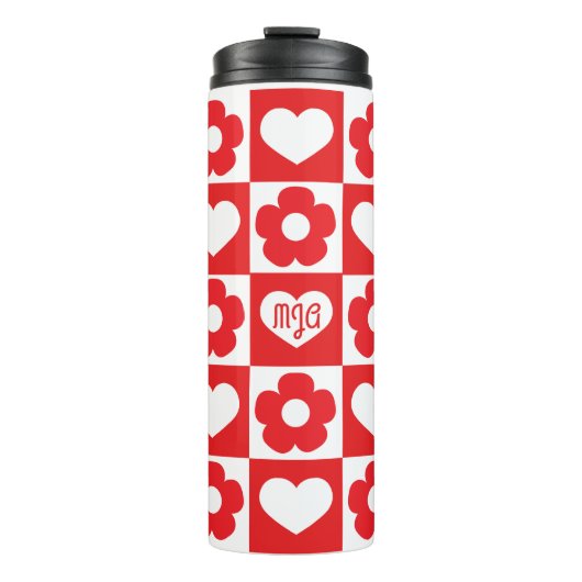 Fleurs d'amour thermal tumbler thermosbecher (Vorderseite)