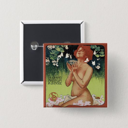 Fleurs de Mousse Button (Vorne & Hinten)