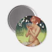 Fleurs de Mousse Magnet (Vorderseite/Rückseite)