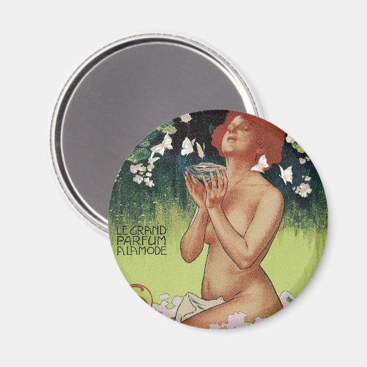 Fleurs de Mousse Magnet (Vorderseite/Rückseite)