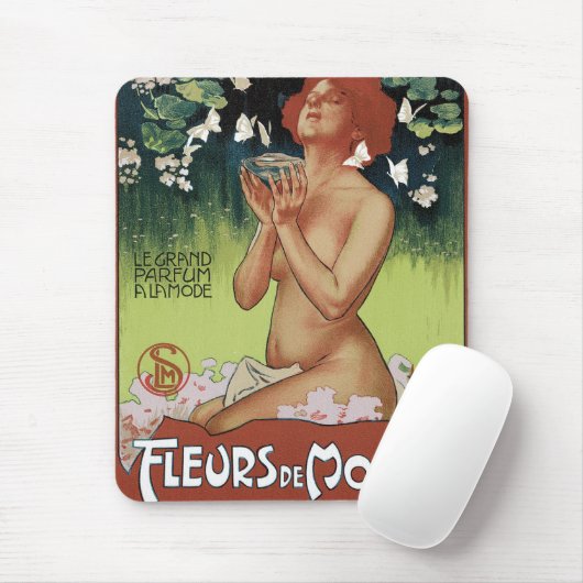 Fleurs de Mousse Mousepad (Mit Mouse)