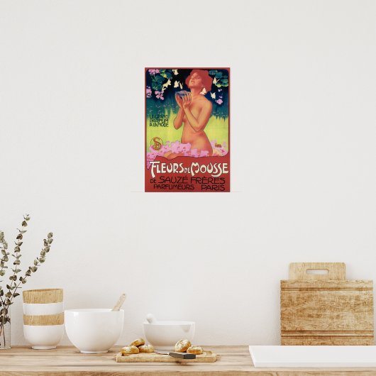 Fleurs de Mousse Parfüm Poster (Küche)