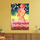 Fleurs de Mousse Parfüm Poster Leinwanddruck (Insitu (Wohnzimmer))
