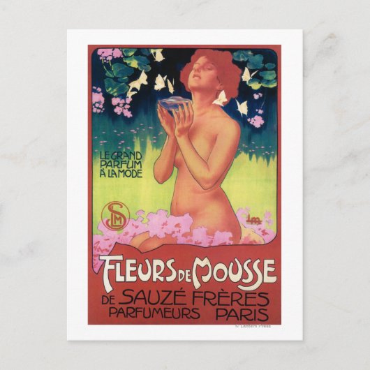 Fleurs de Mousse Parfüm Poster Postkarte (Vorderseite)