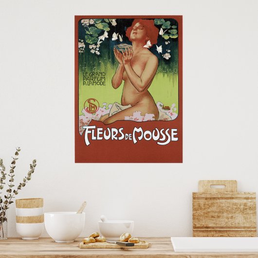 Fleurs de Mousse Poster (Küche)