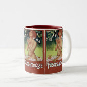 Fleurs de Mousse Zweifarbige Tasse (VorderseiteRechts)