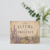 Fleurs de Provence Postkarte (Stehend Vorderseite)