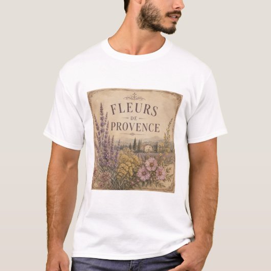 Fleurs de Provence T-Shirt (Vorderseite)