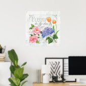 Fleurs du Jardin Poster (Heimbüro)