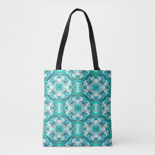 Fleurs en Turquoise....... Tasche (Vorderseite)