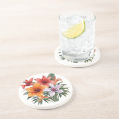 Fleurs Exotiques – Dessous de verre  Getränkeuntersetzer (Seite)