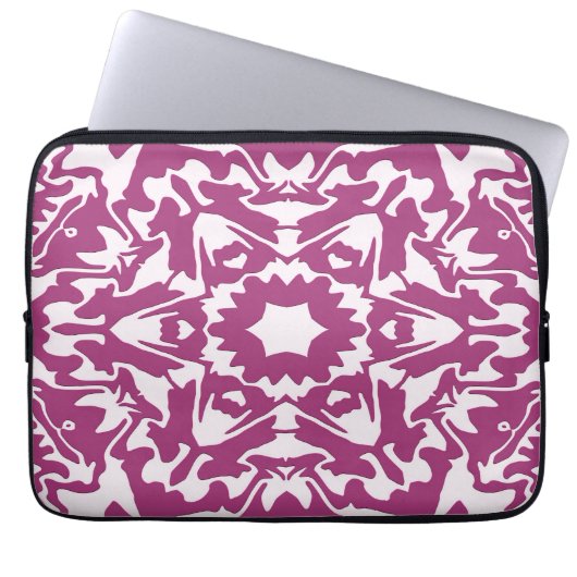 Fleurs & Gargoyles.... Laptopschutzhülle (Vorderseite)