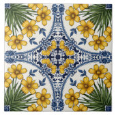 Fleurs jaunes 3 fliese (Vorderseite)