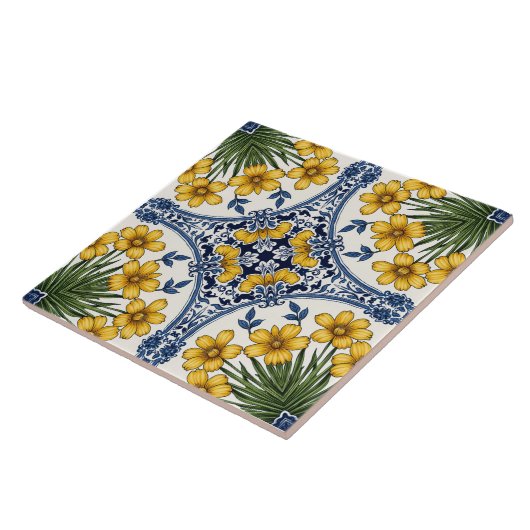 Fleurs jaunes 3 fliese (Seite)