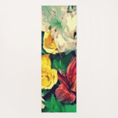 Fleurs Le Matin Yoga Mat Yogamatte (Rückseite)