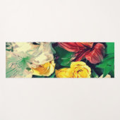 Fleurs Le Matin Yoga Mat Yogamatte (Vorderseite (Horizontal))