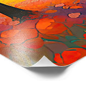 "Fleurs Tranquilles" weite Landschaft Provence Fotodruck (Ecke)