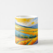 "Fleurs Tranquilles" weite Landschaft Provence Kaffeetasse (Mittel)
