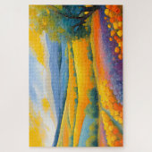 "Fleurs Tranquilles" weite Landschaft Provence Puzzle (Vertikal)