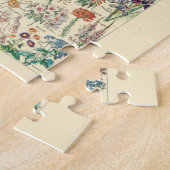 Fleurs Wildblume Garden Botanisches Diagramm Puzzle (Seite)