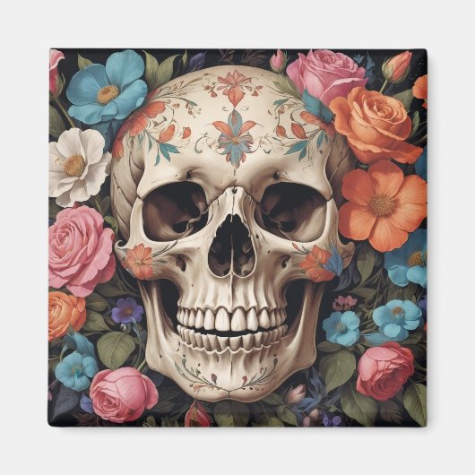 Fleurschädel Magnet (Vorne)