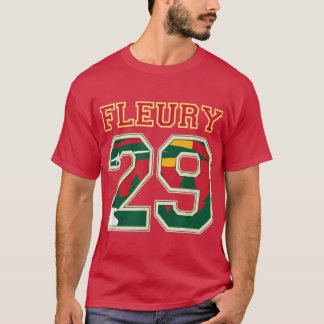 FLEURY 29 Wild-Goalie-Blume Minnesota Pro Ice Hoc T-Shirt