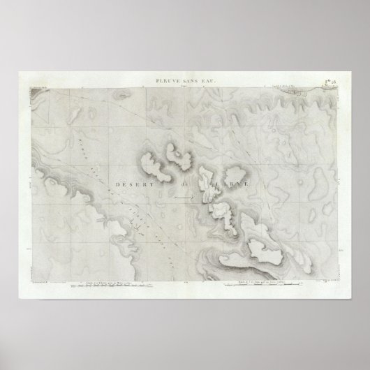 Fleuve Sans Eau, Ägypten Poster (Vorne)