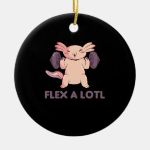 Flex a lotl Axolotl Pub für Fitness Sport Keramik Ornament