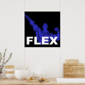 Flex Bodybuilding Poster (Küche)