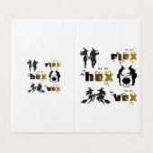 Flex. Hex. Vex. Body Positive & Diverse Witches (Außenseite Aufgefaltet)