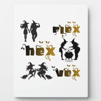 Flex. Hex. Vex. Body Positive & Diverse Witches Fotoplatte
