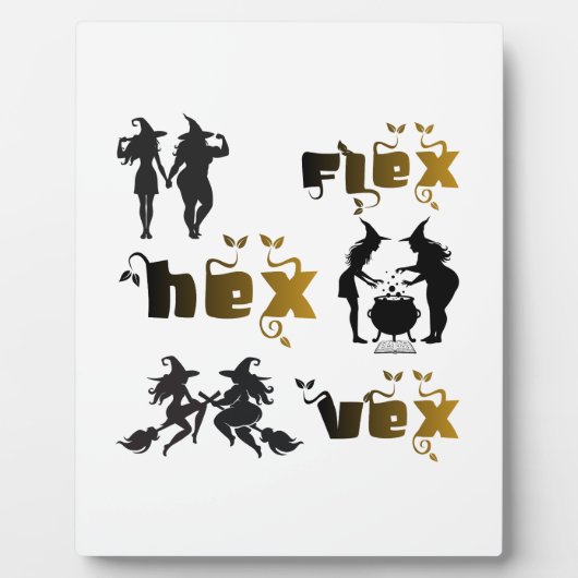 Flex. Hex. Vex. Body Positive & Diverse Witches Fotoplatte (Vorderseite)
