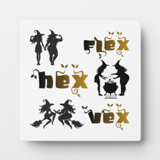 Flex. Hex. Vex. Body Positive & Diverse Witches Fotoplatte