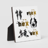 Flex. Hex. Vex. Body Positive & Diverse Witches Fotoplatte (Vorderseite)