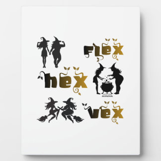 Flex. Hex. Vex. Body Positive & Diverse Witches Fotoplatte