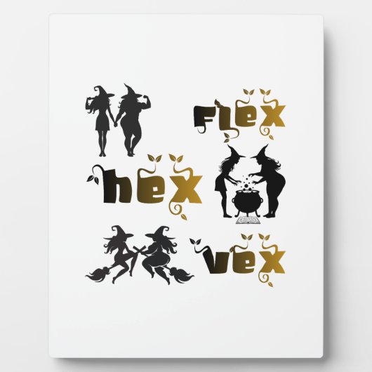 Flex. Hex. Vex. Body Positive & Diverse Witches Fotoplatte (Vorderseite)